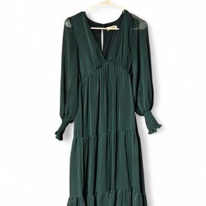 She + Sky Emerald Green Maxi Dress